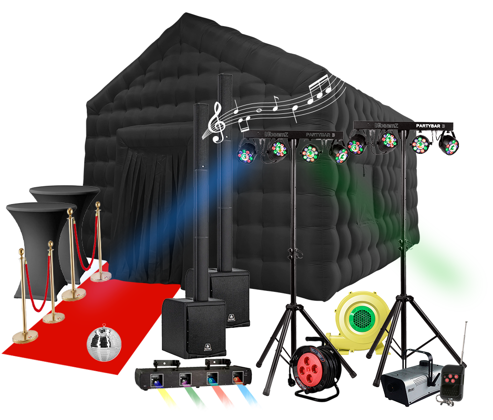 Pakket D - opblaasbare partytent huren