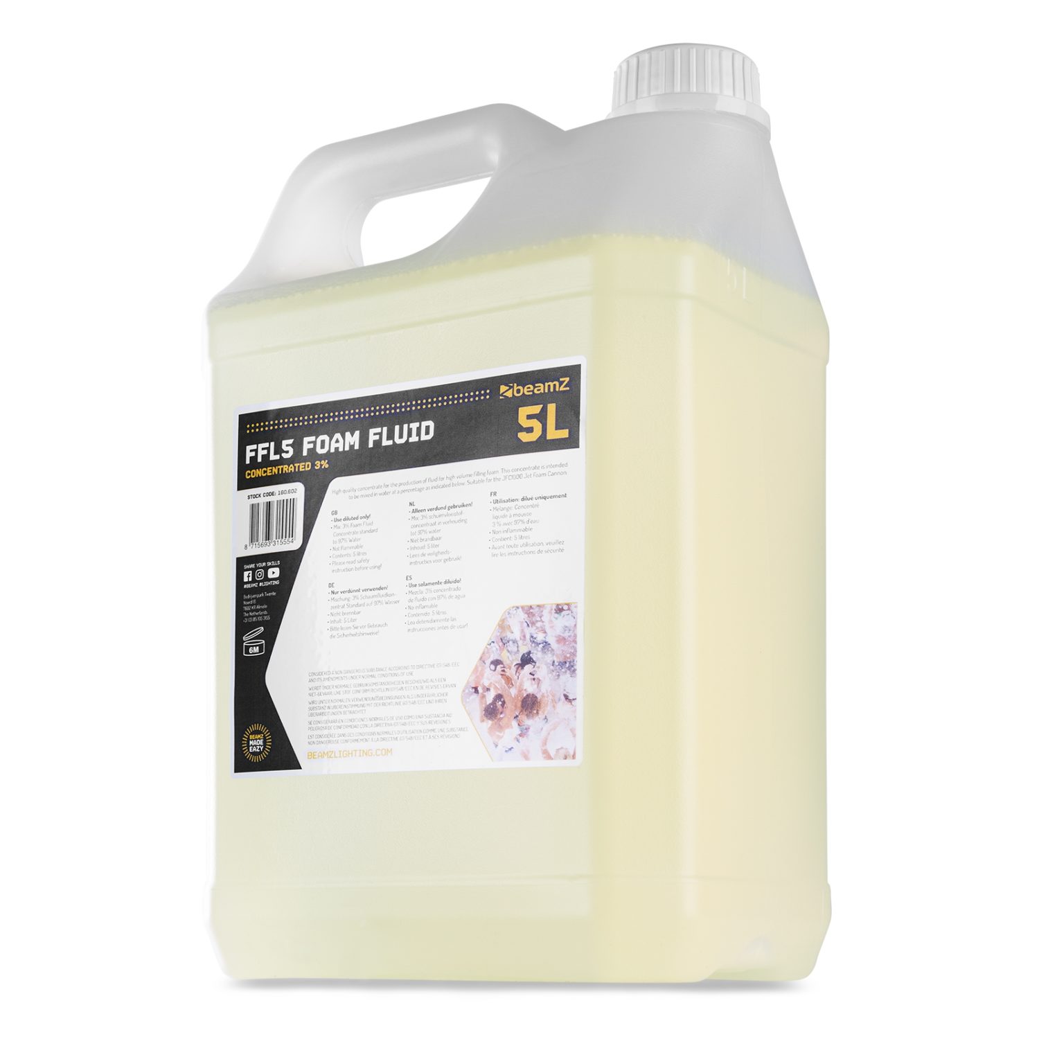 Voorbeeldafbeelding: Schuimvloeistof 5 liter